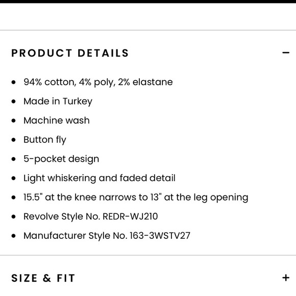 RE/DONE 70S STOVE PIPE Jeans in RIVER FADE size 25 - Picture 9 of 16